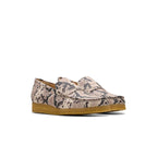 Wallabee Loafer - Grey Snake Leather - Femme