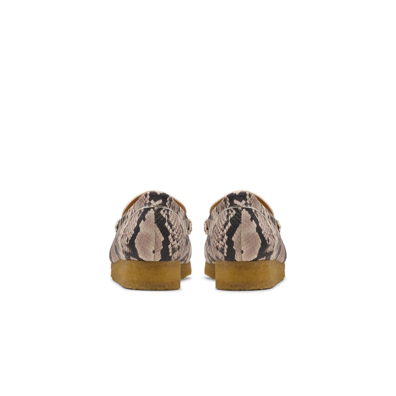 Wallabee Loafer - Grey Snake Leather - Femme