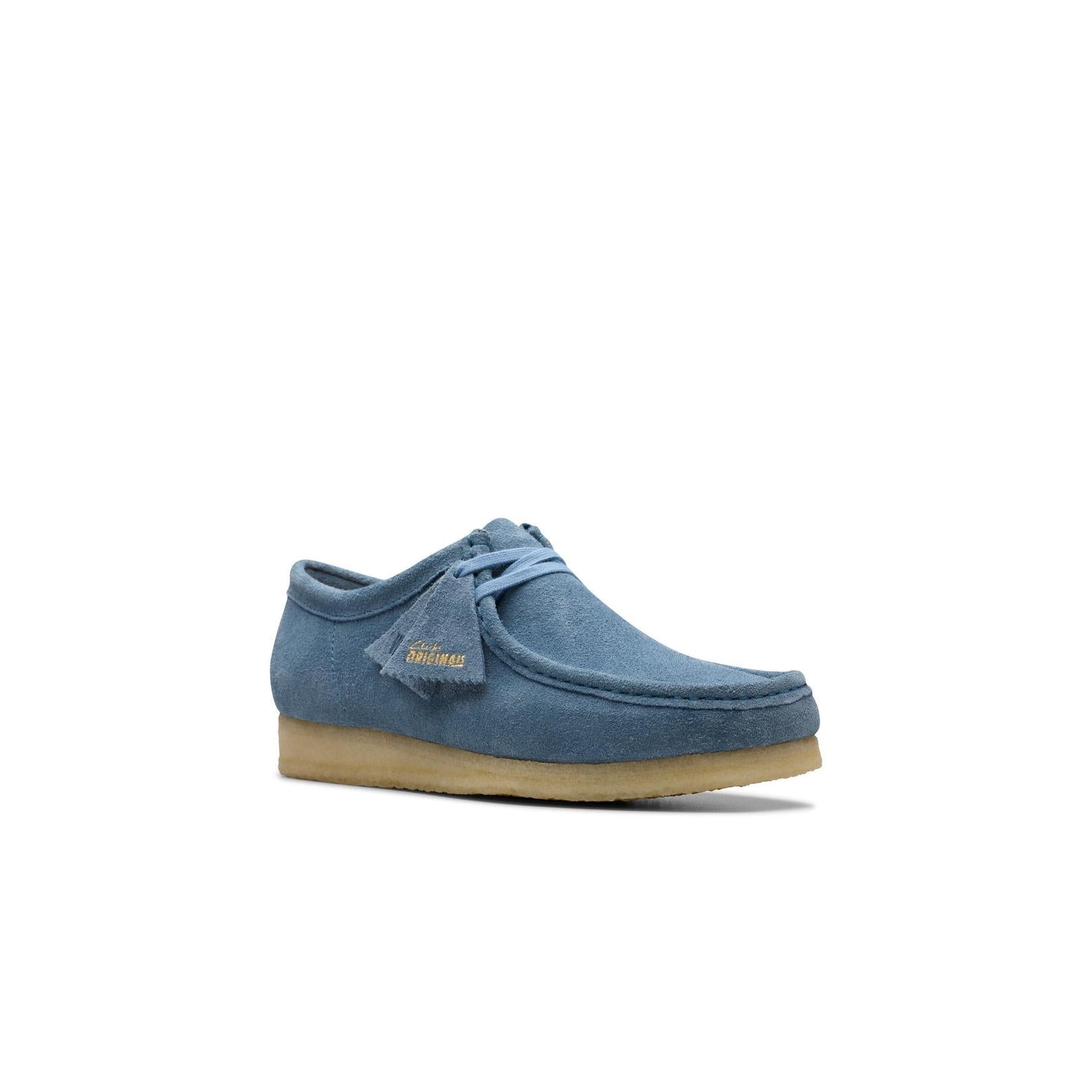 Wallabee - French Blue Suede - Hombre