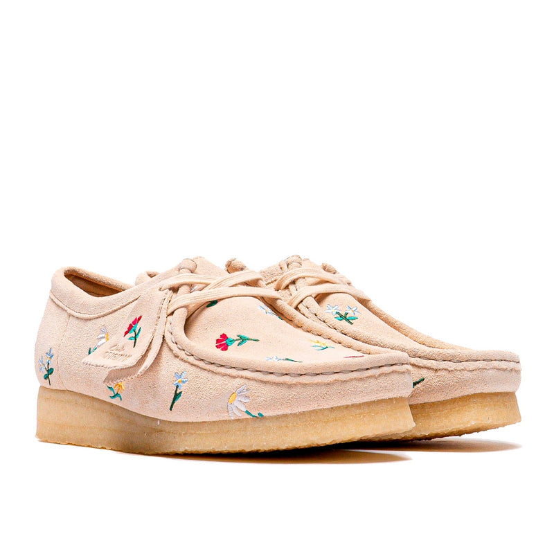 Clarks Originals Wallabee Taupe Embroidery
