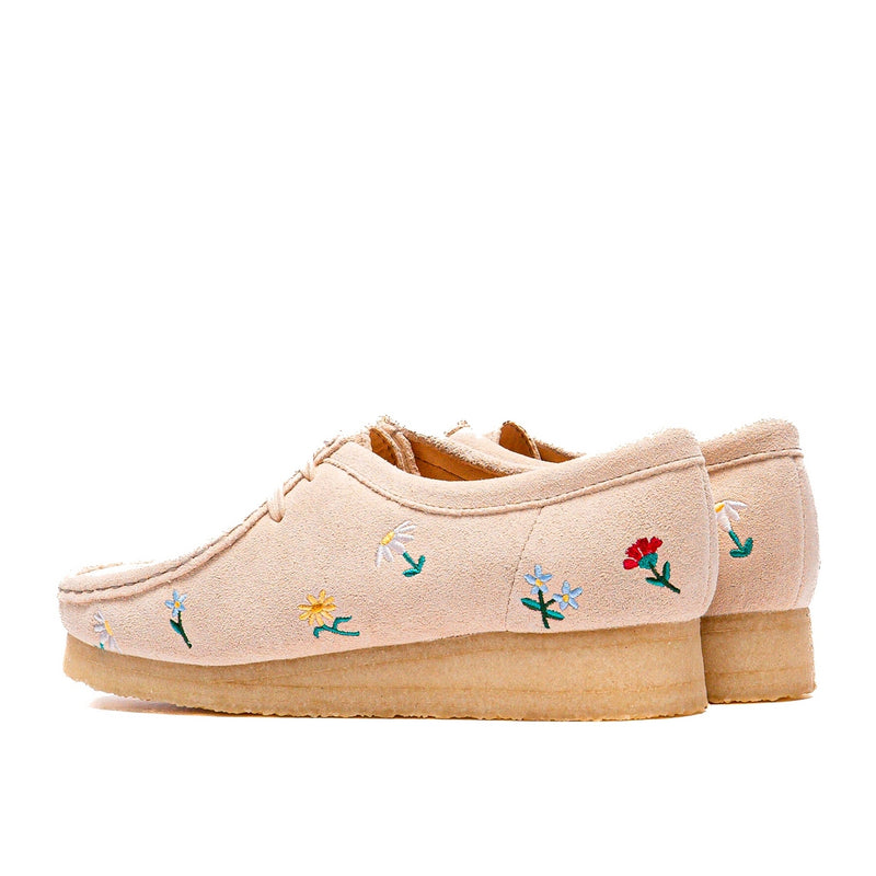 Clarks Originals Wallabee Taupe Embroidery