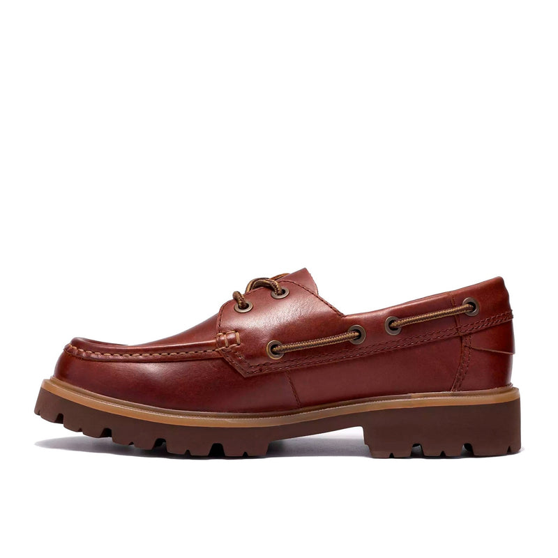 Clarks Originals Cleyhill Boat Brown Leather