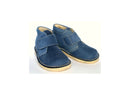 Chaussures Garçon Scratch Gaspard - Nubuck Bleu Jean Denim - Garçon