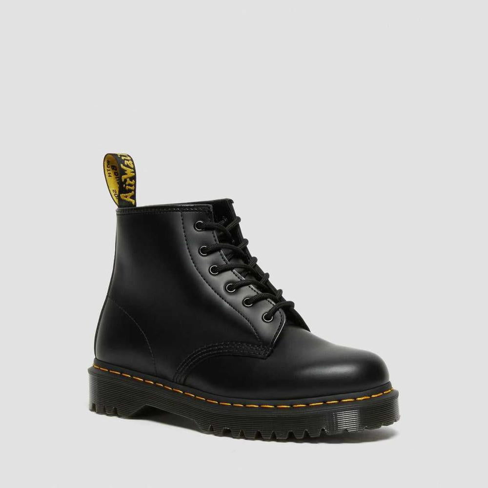 101 Bex Smooth Ankle Boots - Black