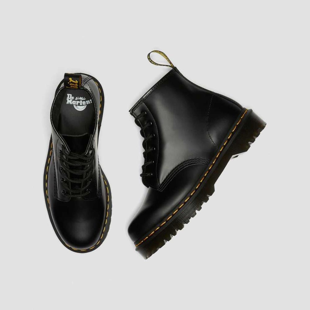 101 Bex Smooth Ankle Boots - Black