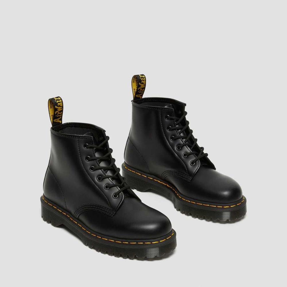 101 Bex Smooth Ankle Boots - Black