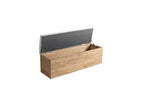 Cama con lamas macizas - Kumo - Patas de madera natural + Pie de cama con lamas macizas - Kumo