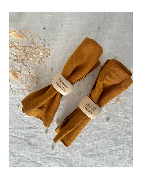 Rond De Serviette Personnalisé