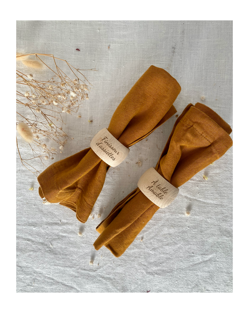 Rond De Serviette Personnalisé