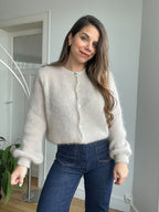 Bianca Taupe Wool Knitwear