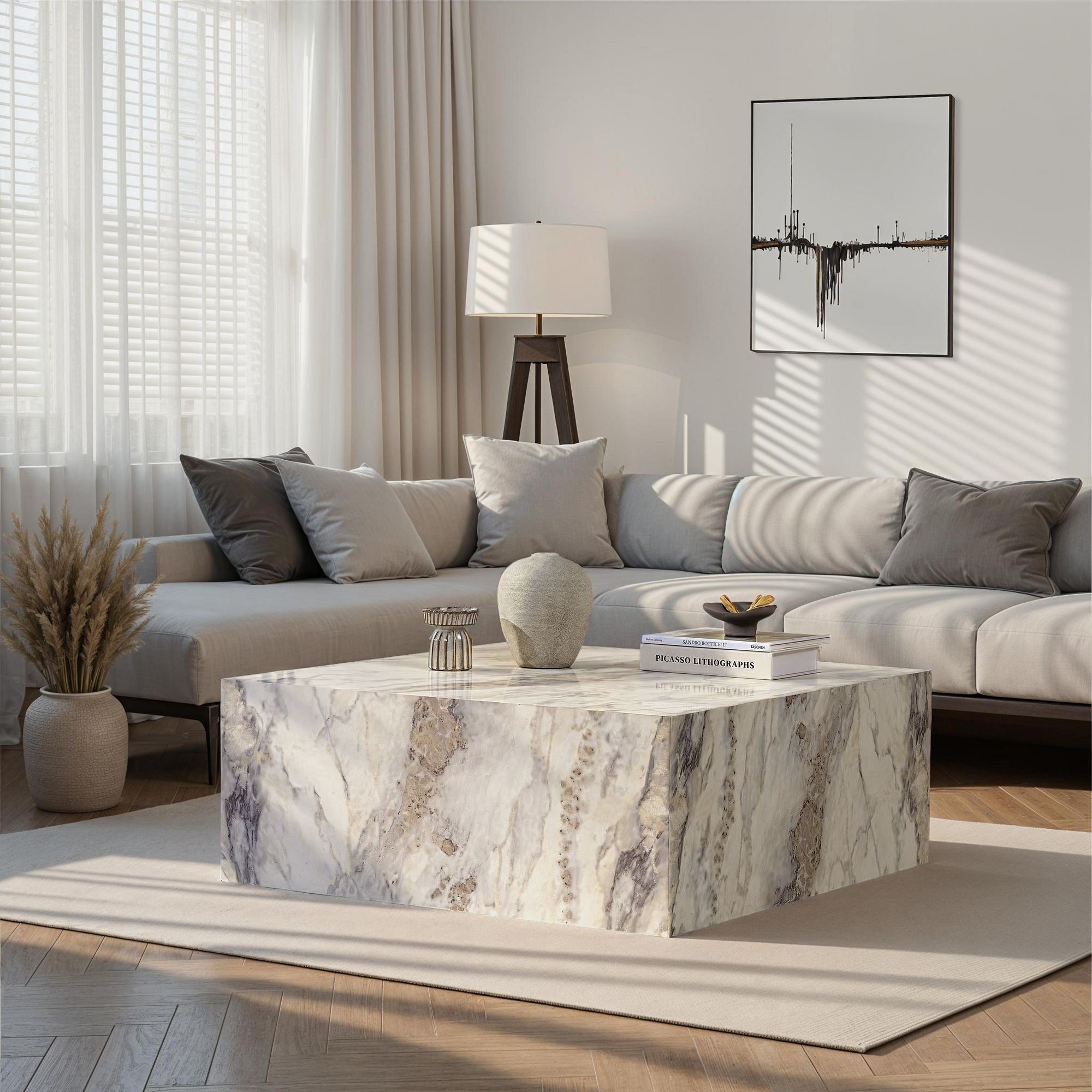 Prizma - Coffee Table - Freesia Marble