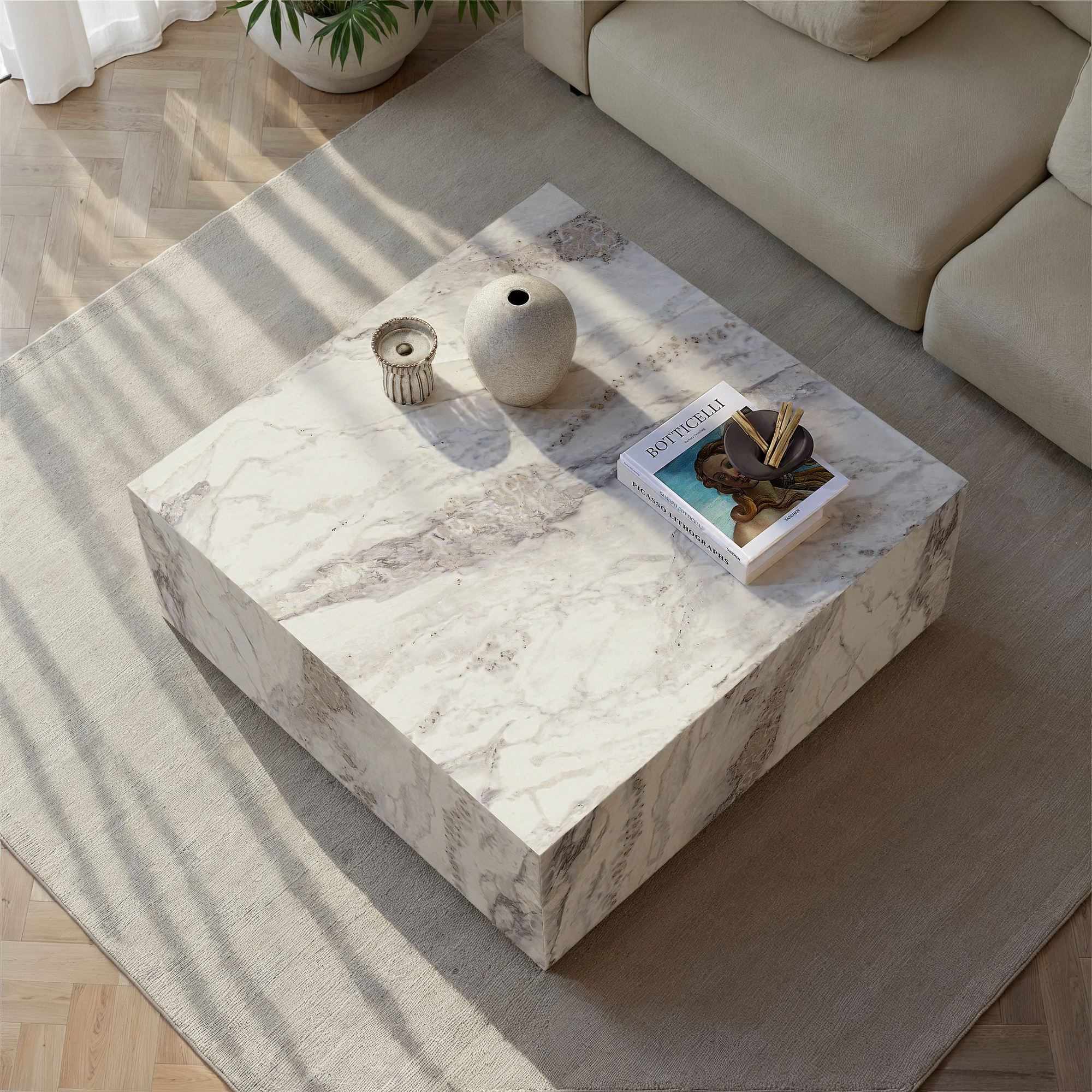 Prizma - Coffee Table - Freesia Marble