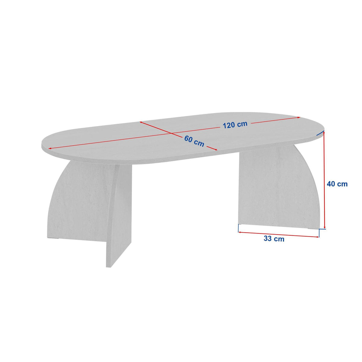 Melina - Coffee Table - Travertine/Venezia Walnut