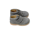 Chaussures Garçon Scratch Gaspard - Nubuck Gris - Garçon