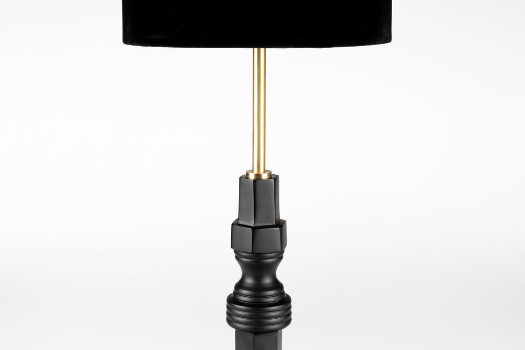 Totem - Table Lamp - Aluminum - Black