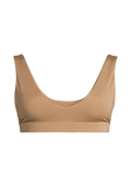 Soft Touch Padded Sports Bra - Light Khaki