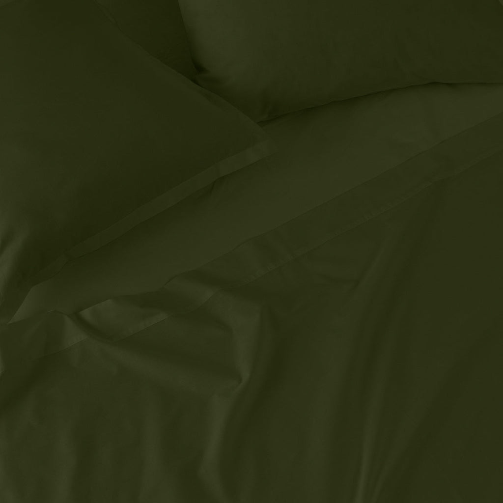 Fitted Sheet - Basic - Olive Green
