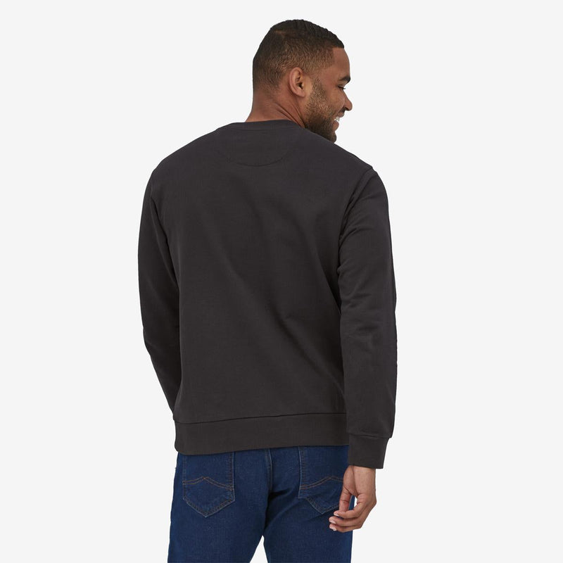 Patagonia - Sudadera con cuello redondo de algodón orgánico regenerativo certificado™ - Negro - Hombre