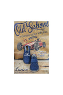 Chaussures Garçon Scratch Gaspard - Nubuck Bleu Navy - Garçon