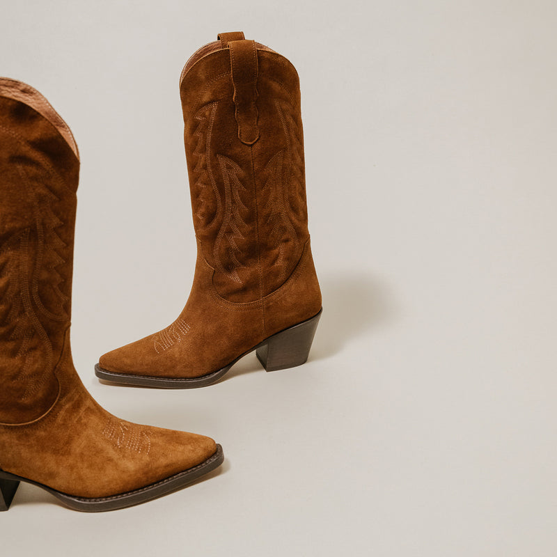 Jonak - Debora Croute Boots - Cognac