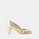 Jonak - Devos Velvet Lamine pumps - Platinum