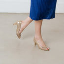 Jonak - Devos Velvet Lamine pumps - Platinum