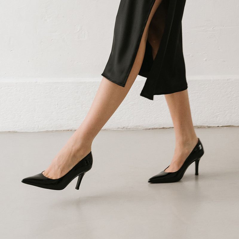 Jonak - Dinero patent leather pumps - Black