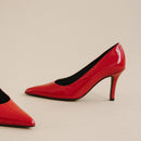 Jonak - Dinero patent leather pumps - Red