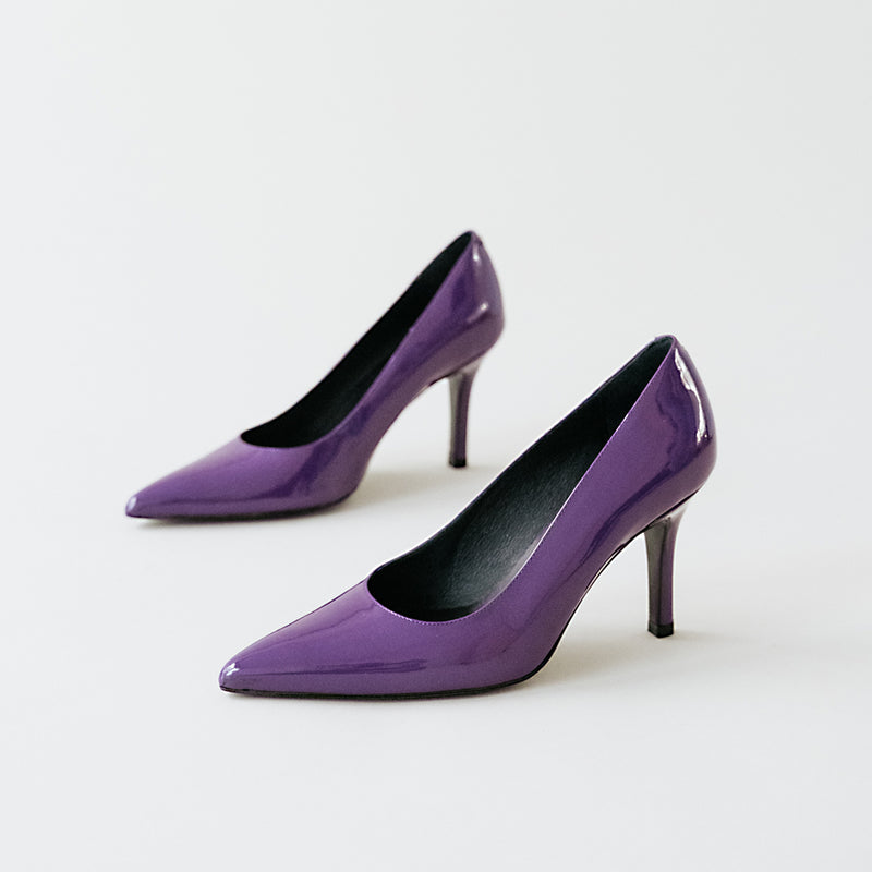 Jonak - Dinero patent leather pumps - Purple