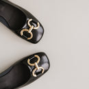 Jonak - Ballerinas Doston Cuir Glace - Black Gold