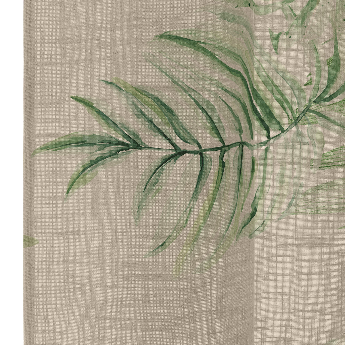 Delicate Linen Curtain - Multicoloured