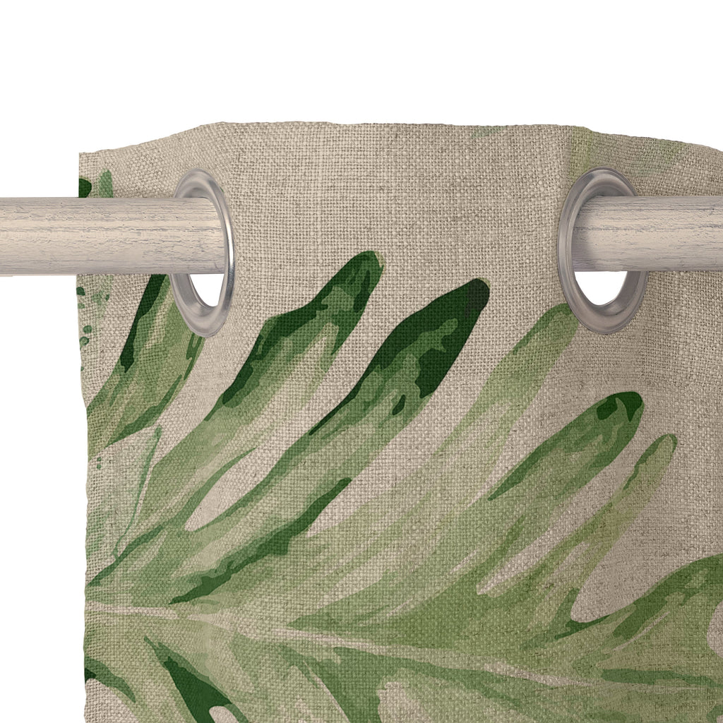 Delicate Linen Curtain - Multicoloured