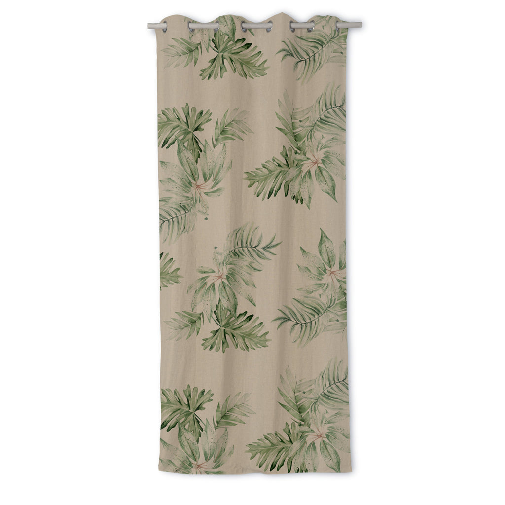 Delicate Linen Curtain - Multicoloured