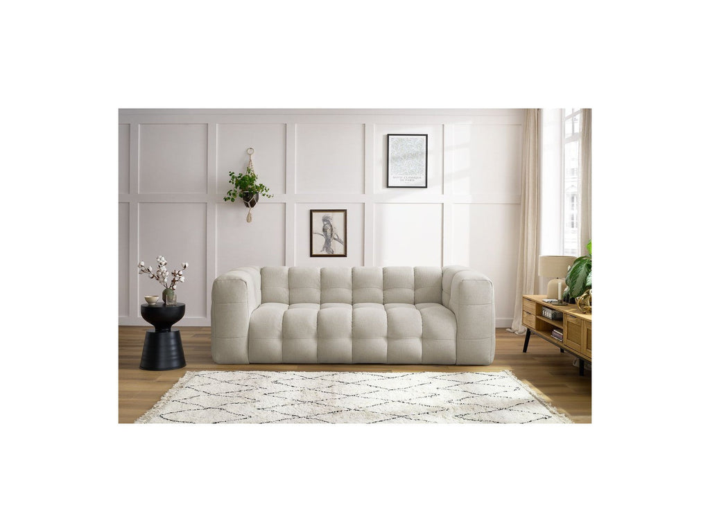 Cloud - Fixed 3-Seater Straight Sofa - Smooth Fabric