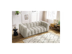 Cloud - Fixed 3-Seater Straight Sofa - Smooth Fabric