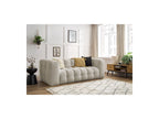 Cloud - Fixed 3-Seater Straight Sofa - Smooth Fabric