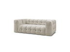 Cloud - Fixed 3-Seater Straight Sofa - Smooth Fabric