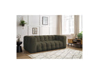 Cloud - Fixed 3-Seater Straight Sofa - Smooth Fabric