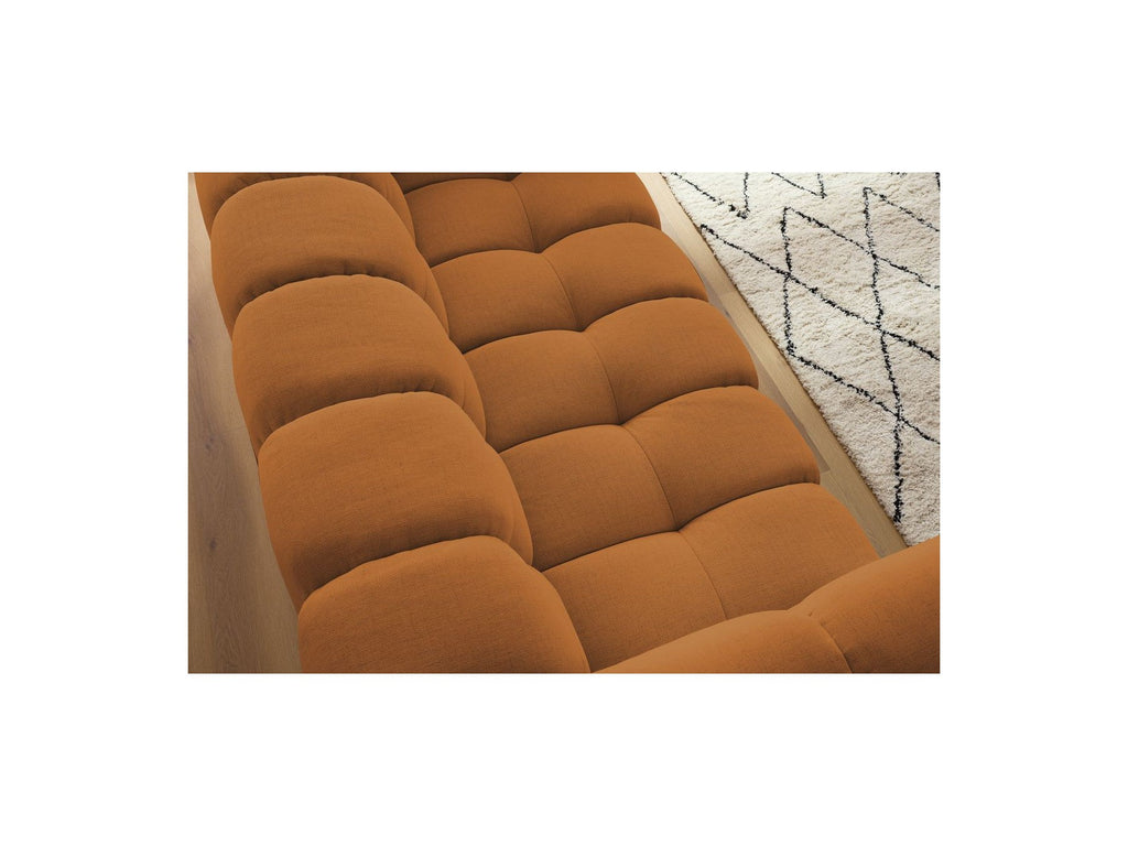 Cloud - Fixed 3-Seater Straight Sofa - Smooth Fabric