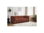 Cloud - Fixed 3-Seater Straight Sofa - Smooth Fabric