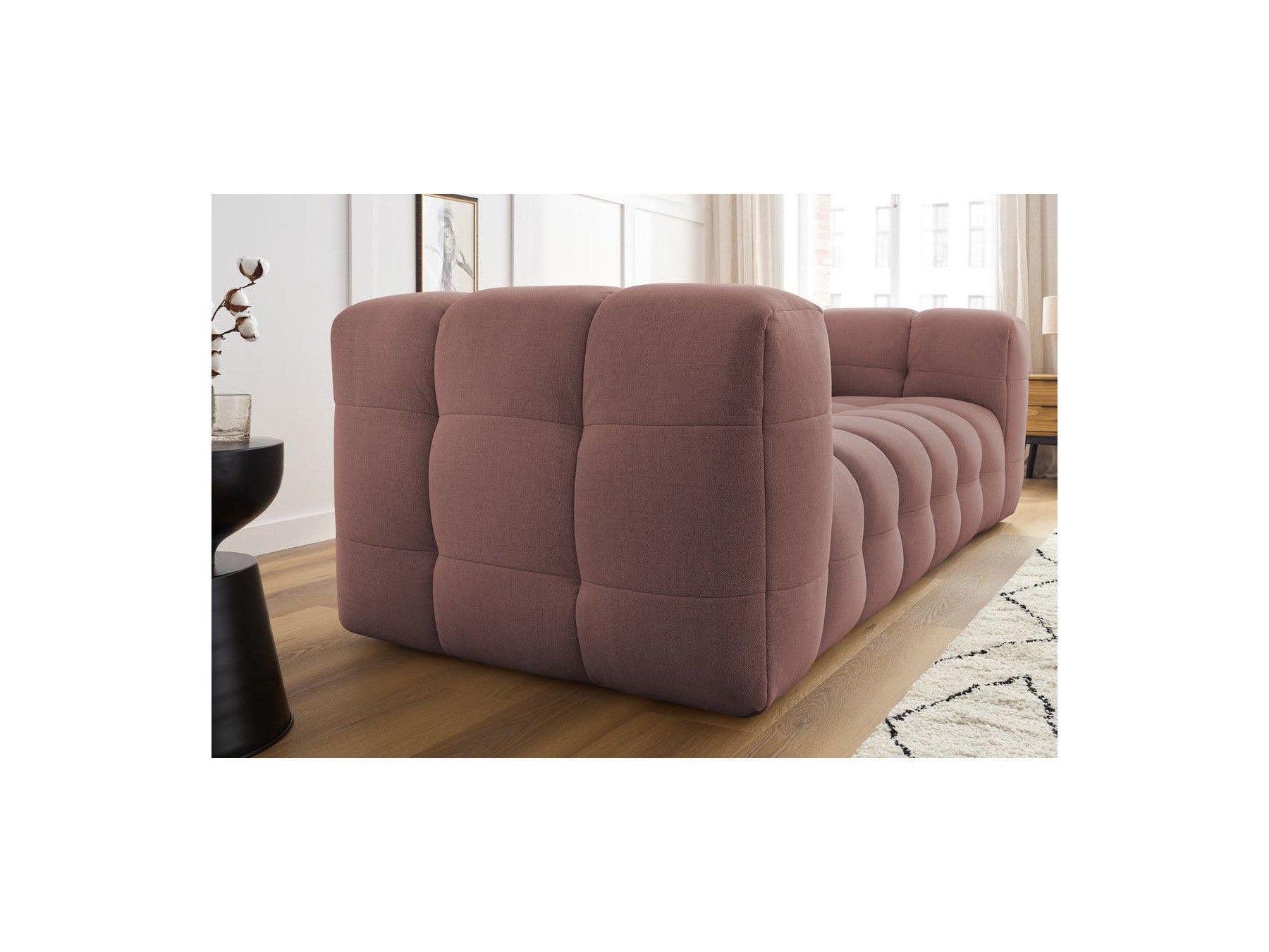 Cloud - Fixed 3-Seater Straight Sofa - Smooth Fabric