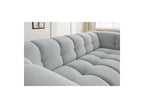 Cloud - Fixed 3-Seater Straight Sofa - Smooth Fabric