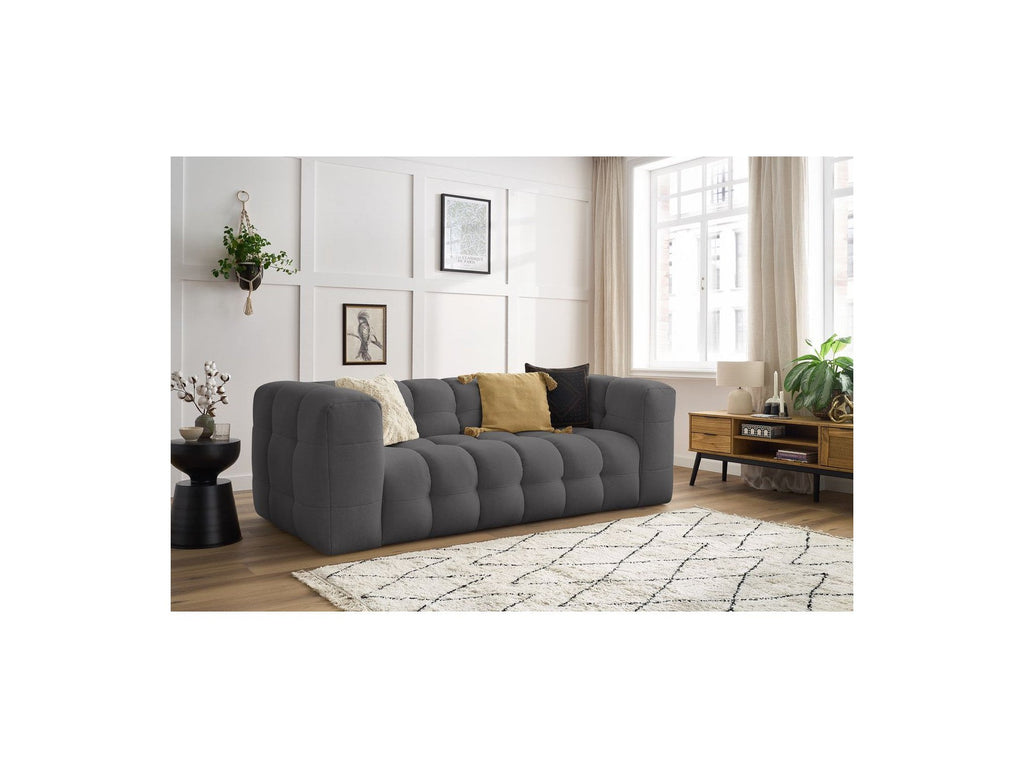 Cloud - Fixed 3-Seater Straight Sofa - Smooth Fabric
