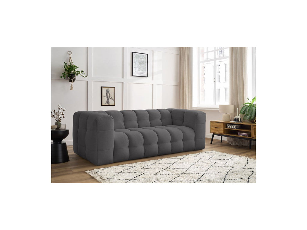 Cloud - Fixed 3-Seater Straight Sofa - Smooth Fabric