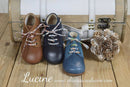 Chaussures Bottillons Hector - Cuir Bleu Canard - Garçon