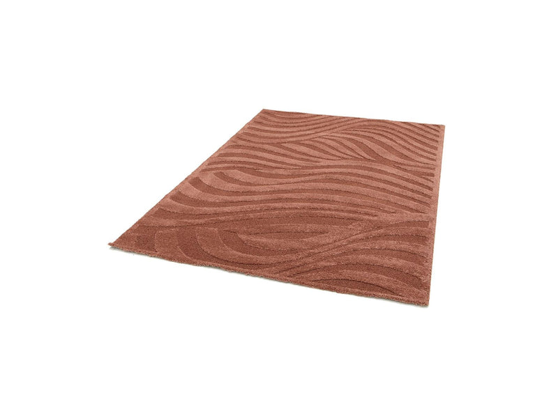 Short Pile Rug - Avalon - Abstract Pattern - Red