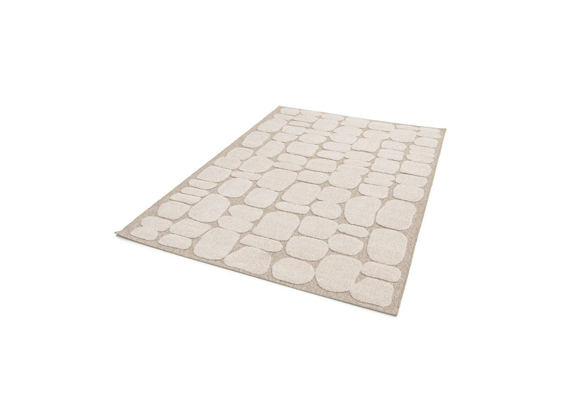 Roku - Alfombra de pelo corto - Estampado abstracto - Beige