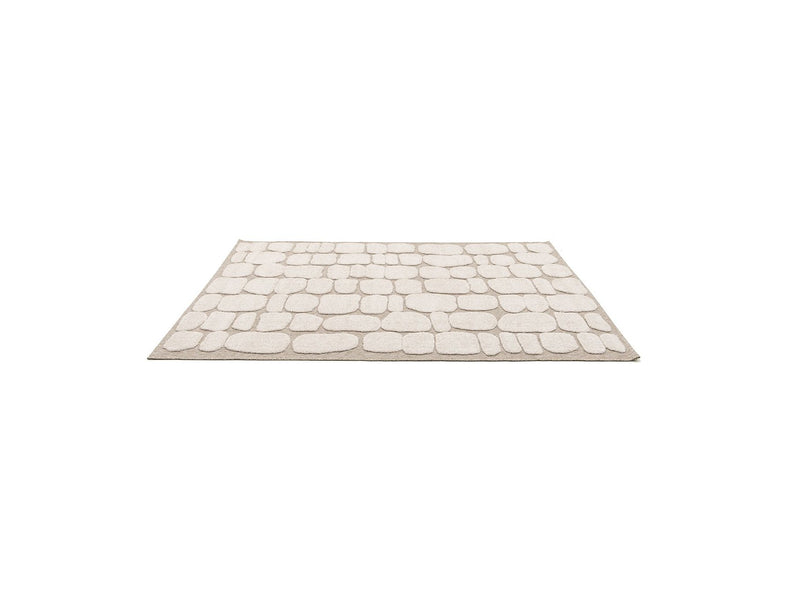 Roku - Alfombra de pelo corto - Estampado abstracto - Beige
