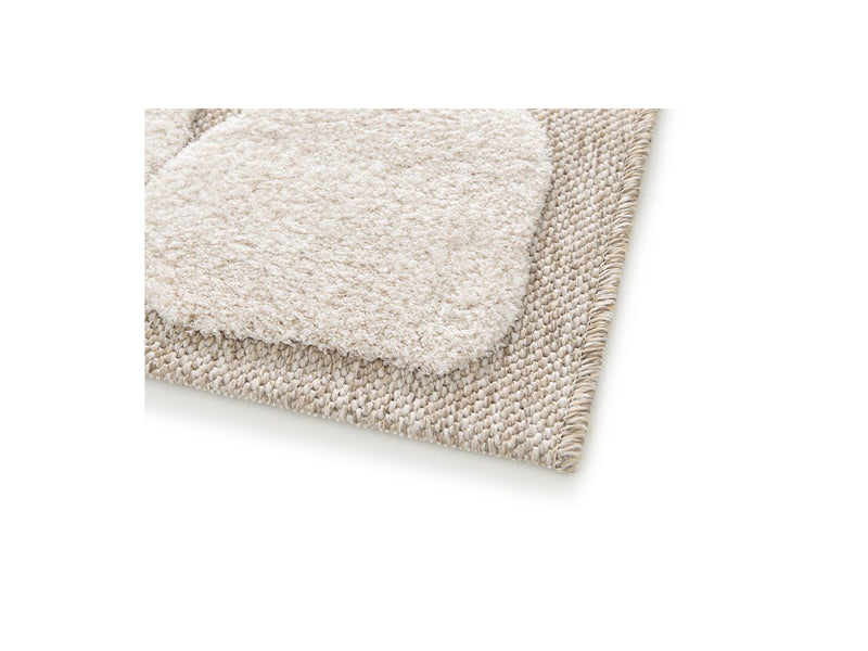 Roku - Alfombra de pelo corto - Estampado abstracto - Beige