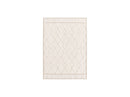 Tapis Poil Ras Agosto Motif Abstrait - Beige